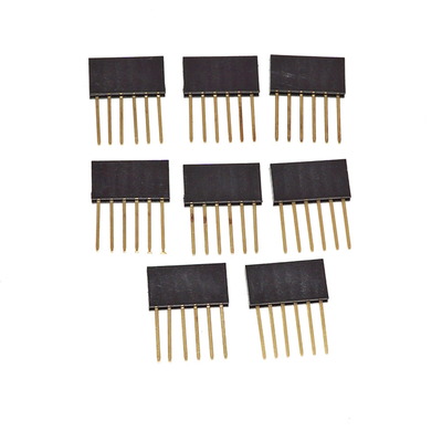 2.54mm 6 8 10 Pin Header Connector For Arduino Shields Gold Plating