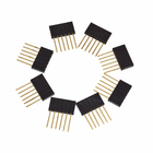 2.54mm 6 8 10 Pin Header Connector For Arduino Shields Gold Plating