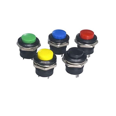 R13-507 2 Pin Feet 16mm Momentary Push Button Switch