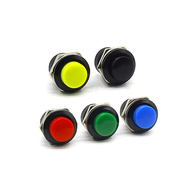 R13-507 2 Pin Feet 16mm Momentary Push Button Switch