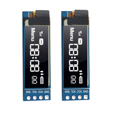 DC3.3V 5V 0.91 Inch I2C SSD1306 OLED Display Module