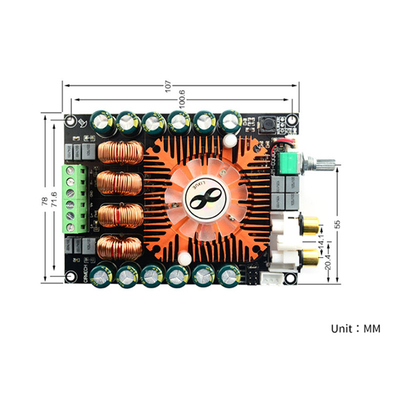 2 Channel 220W TDA7498E Digital Power Amplifier Board