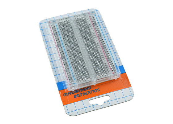 Electronic 400 Point Breadboard Solderless Transparent