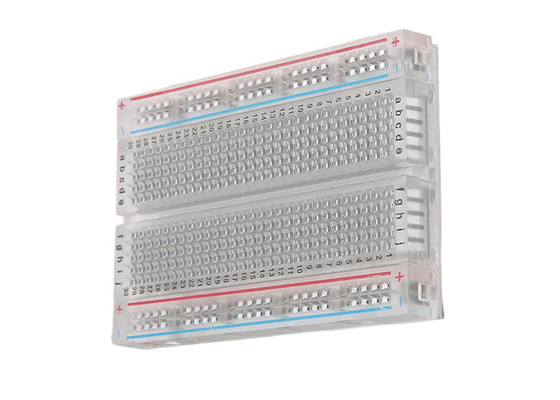 Electronic 400 Point Breadboard Solderless Transparent