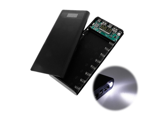 8*18650 Battery Power Bank Case With Micro USB / Type C / Android / IPhone Charging Input