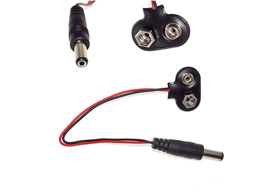 T Type 9V Battery Power Connector With DC 2.1mm Plug