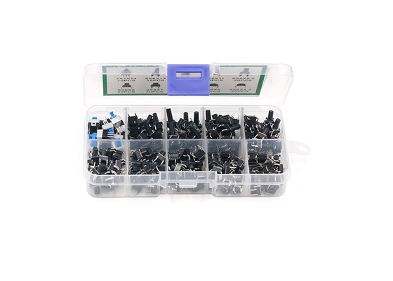 10 Types Of 180 In-Line Mini Push Button Switches Electronic Button Kits