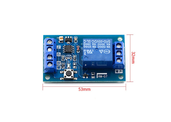 One Key Start Stop Self Lock 5V / 12V Bistable Relay Module For Arduino