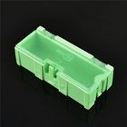Durable Green SMD Storage Box , Plastic Electronic Components Box