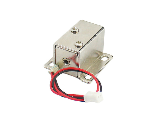 Small DC 12V Electromagnetic Cabinet Lock 4mm Open Frame Solenoid For Window