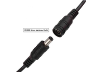 2.1m Jack Connector Equipped DC Power Cable PVC Female To Male Extension