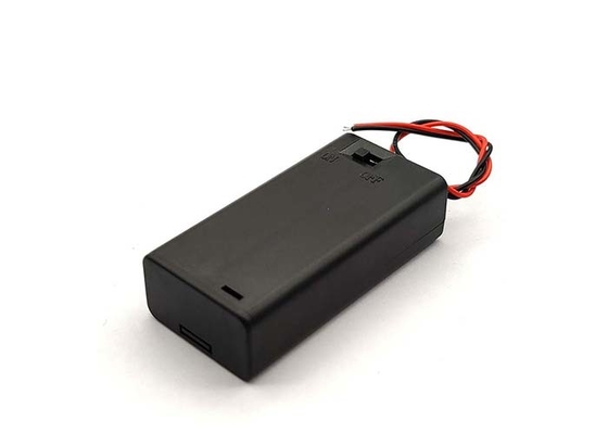 Safety Storage AA Battery Box On / Off Switch For STEM Education