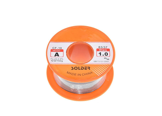 Electronic Components Melt Rosin Core Soldering Wire Roll 1.0MM 50g