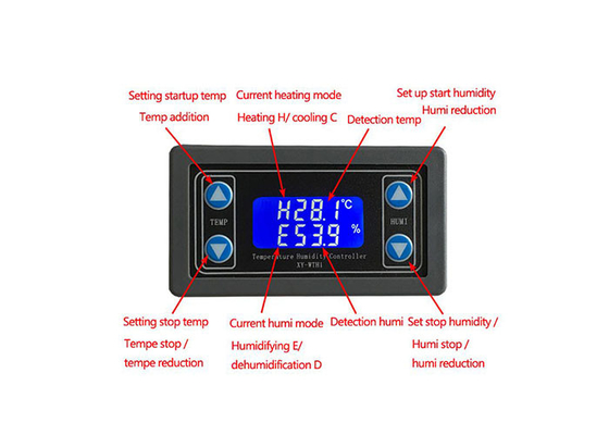 Sensor Module Digital Thermostat With Humidity Control XY-WTH1