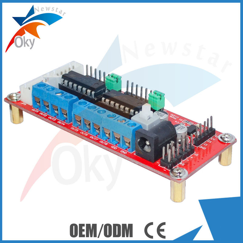 Four DC Motor Driver Module for Arduino , SMT L293D Chip 4WD car L293D modules