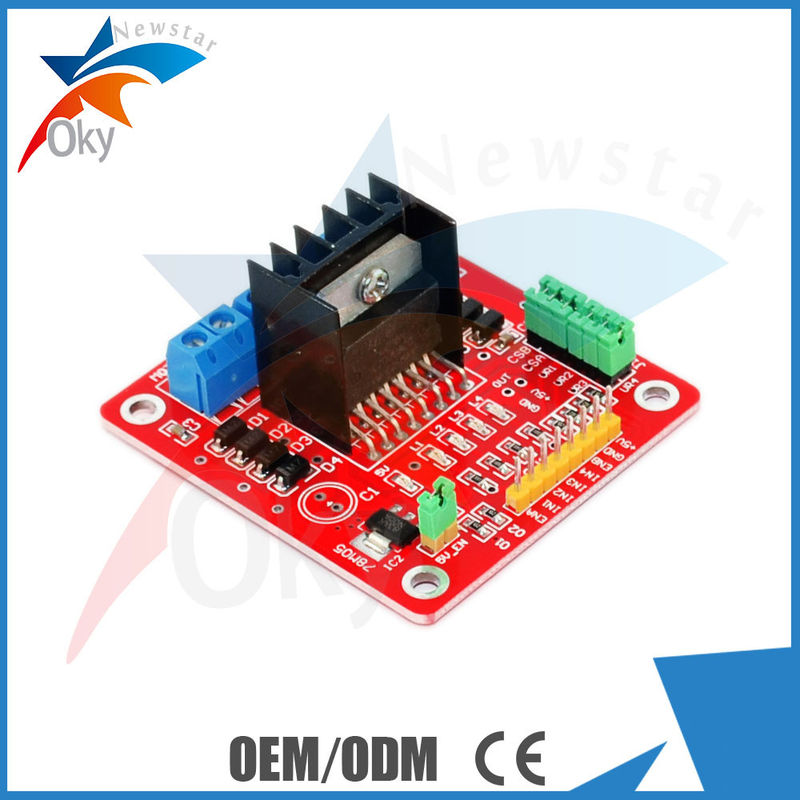L298N Motor Drive Board module for Arduino For Stepper Motor / Intelligent Vehicle