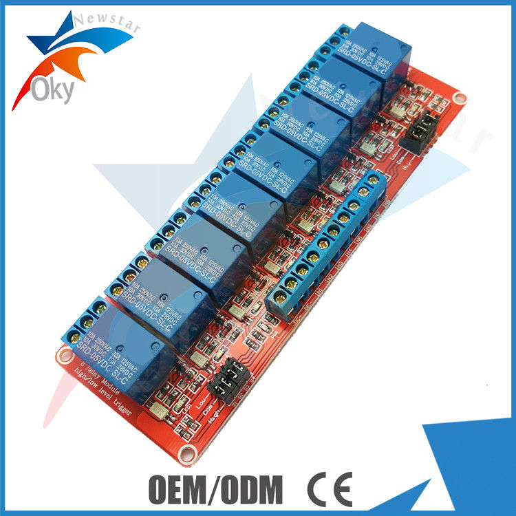 8 Channel Arduino Relay Module DC5V / 12V / 24V With Optocoupler Isolate
