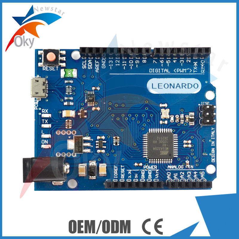 Development Board For Arduino , 20 Digital Pins Leonardo R3 Board
