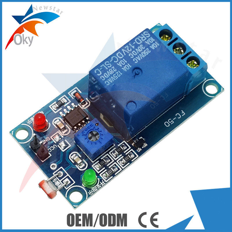 12V Light Control Switch Relay Module Photoresistor Light Detection Switch Sensor