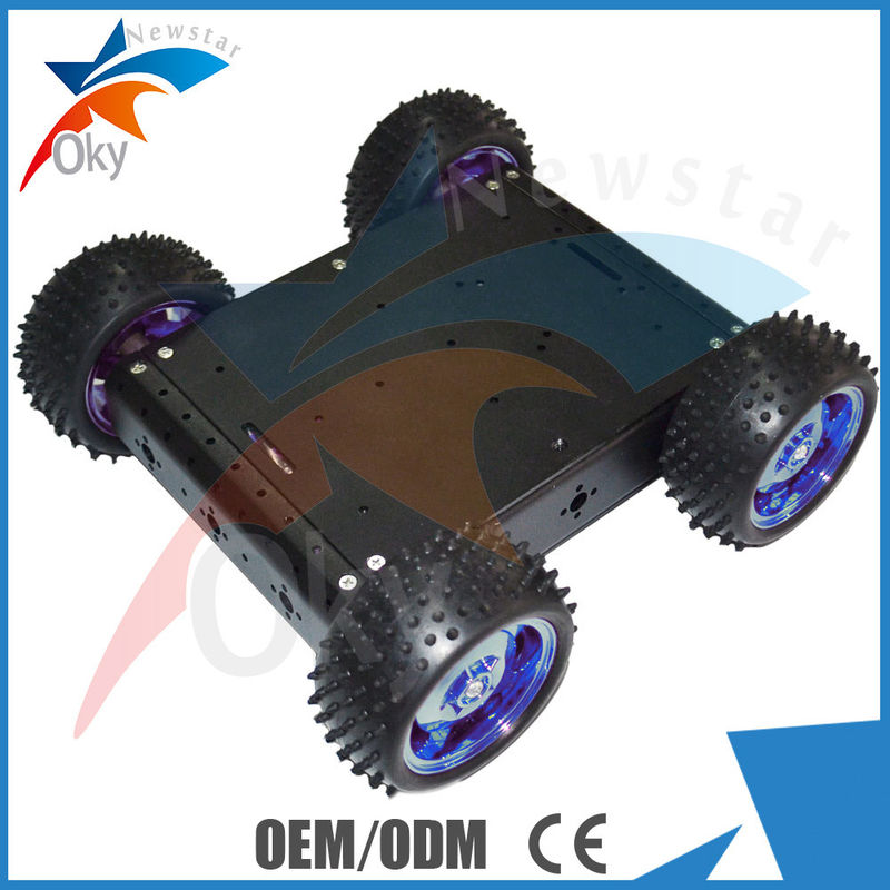 RC Car Diy Robot Kit 4WD Drive Aluminum Electric Smart Car Robot Platform