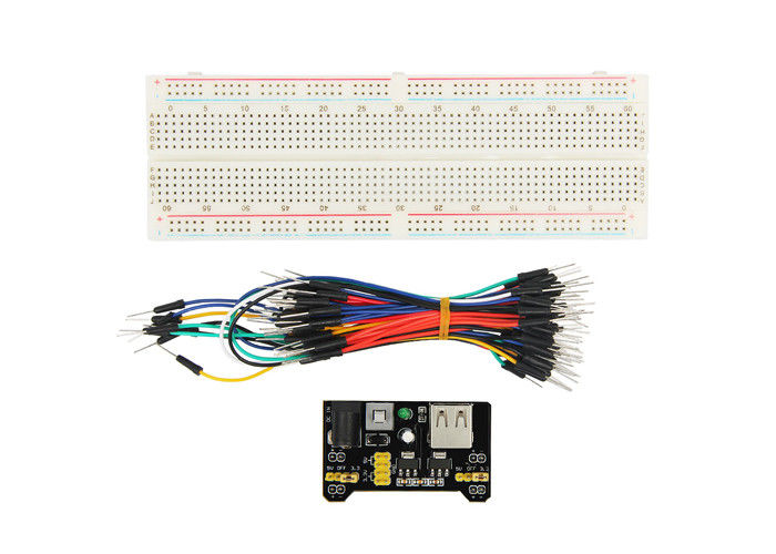 Science Starter Kit With 65 Jump Wires 830 Point Breadboard For Arduino