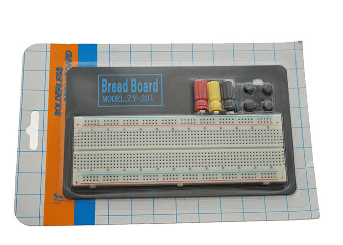 830 Tie Points Solderless Breadboard White Color With 2 Years Warranty