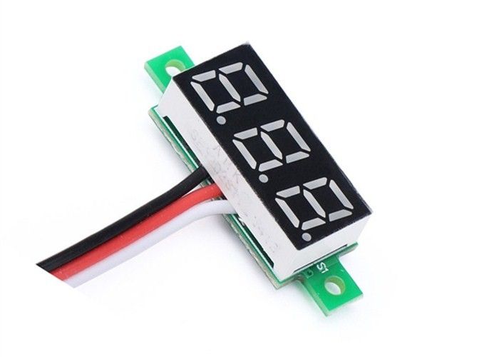 3 Wire 0.28" Smart Lighting System DC 0-100V Digital Voltage Meter High Accuracy